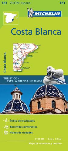 Costa Blanca - Zoom Map 123: Map - Michelin Zoom Maps (Sheet map)