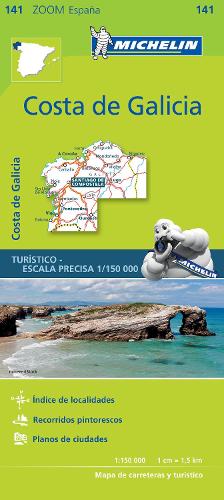 Costa de Galicia - Zoom Map 141: Map - Michelin Zoom Maps (Sheet map)