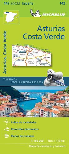 Asturias Costa Verde - Zoom Map 142: Map - Michelin Zoom Maps (Sheet map)