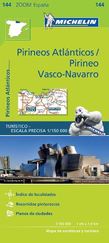 Pirineos Atlanticos - Zoom Map 144: Map - Michelin Zoom Maps (Sheet map)