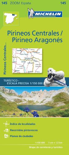 Pirineos Centrales - Zoom Map 145: Map - Michelin Zoom Maps (Sheet map)
