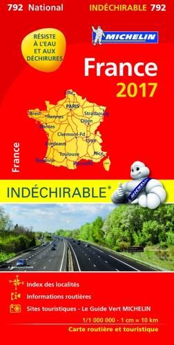 France 2017 - High Resistance National Map 792 - Michelin National Maps (Sheet map, folded)