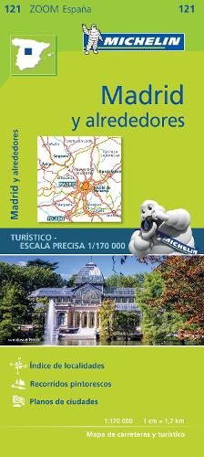Madrid y alrededores - Zoom Map 121: Map - Michelin Zoom Maps (Sheet map)