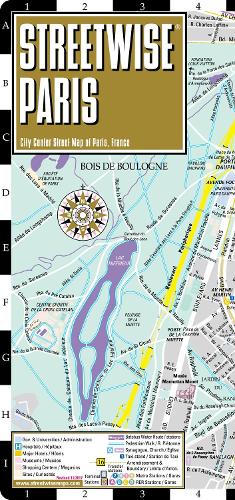 Michelin Editions des Voyages Streetwise Paris Map - Laminated City Center Street Map Of Paris, France