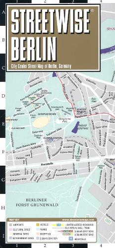 Streetwise Berlin Map - Laminated City Center Street Map of Berlin ...