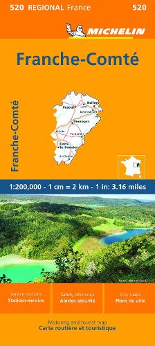 Franche-Comte - Michelin Regional Map 520