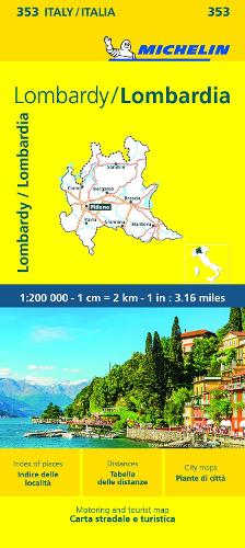 Lombardia - Michelin Local Map 353