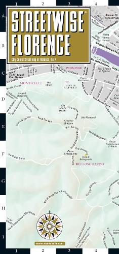 Michelin Streetwise Florence Map - Laminated City Center Street Map of Florence, Italy
