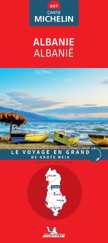 Michelin Editions des Voyages Albania - Michelin National Map 807