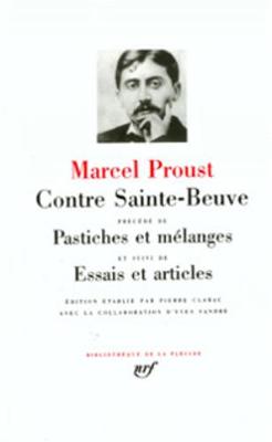 Contre Sainte-Beuve. Pastiches et melanges (Leatherbound)