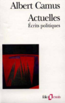 Actuelles Tome 1 - Fiction, Poetry & Drama (Paperback)