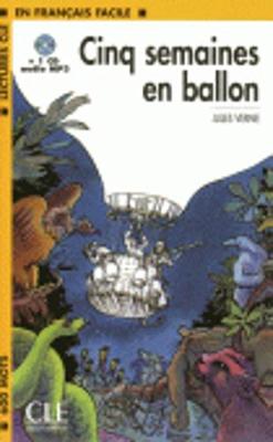 Cinq semaines en ballon - book + CD MP3