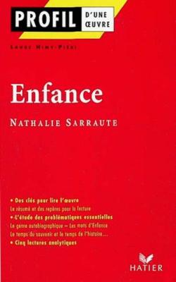 Profil d'une oeuvre: Enfance (Paperback)