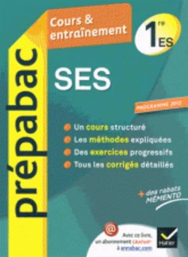 Prepabac Cours Et Entrainement: Ses 1e Es (Paperback)