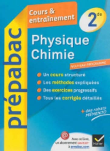 Prepabac Cours Et Entrainement: Physique Chimie 2de (Paperback)
