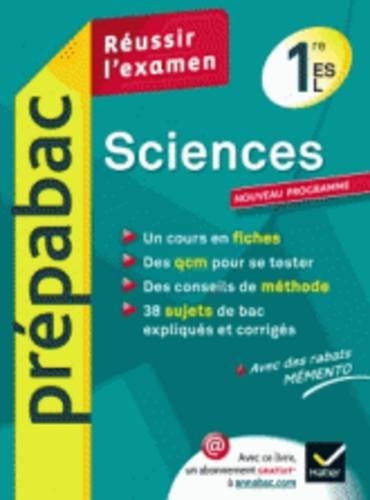 Prepabac Reussir L'examen: Sciences 1e Es & L (Paperback)