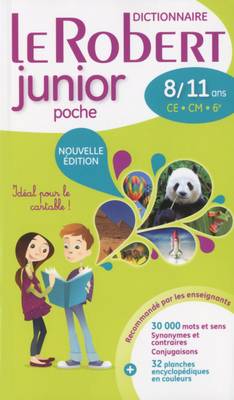 Le Robert Junior Poche French Dictionary: Key Stage 2 (Paperback)