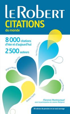 Dictionnaire: Citations Du Monde (Paperback)
