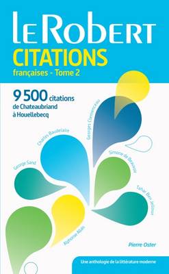 Dictionnaire: Citations Francaises Tome 2 (Paperback)
