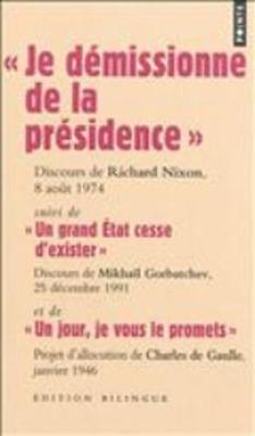 Je demissionne de la presidence (Paperback)