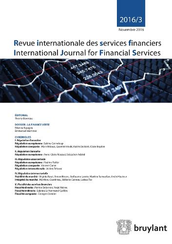 Revue internationale des services financiers 2016/4 - Revue internationale des services financiers / International Journal for Financial Services (RISF) 4 (Paperback)