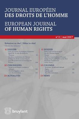 Journal europeen des droits de l'homme / European Journal of Human Rights 2017/2 - Journal europeen des droits de l'homme / European Journal of Human Rights 2 (Paperback)