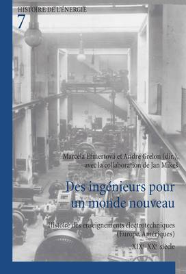 Des ingenieurs pour un monde nouveau: Histoire des enseignements electrotechniques (Europe, Ameriques) - XIXe-XXe siecle - Histoire de l'energie/History of Energy 7 (Paperback)