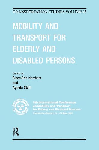 Mobility Transport Elderly Dis (Hardback)
