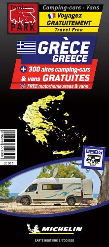 Greece Motorhome Stopovers: Trailers Park Maps - Trailers Park Maps (Sheet map)