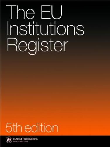 Eu Institutions Register (Hardback)