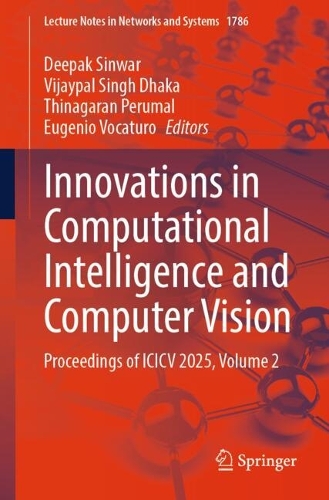 Innovations in Computational Intelligence and Computer Vision by Deepak ...