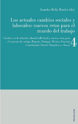 Los actuales cambios sociales y laborales: nuevos retos para el mundo del trabajo; Libro 4: Cambios en la relacion laboral individual y nuevos retos para el contrato de trabajo (Espana, Portugal, Mexico, Francia) (Paperback)