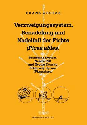 Verzweigungssystem, Benadelung Und Nadelfall Der Fichte (Picea Abies): Branching System, Needle Fall and Needle Density of Norway Spruce (Picea Abies) - Contributiones Biologiae Arborum 3 (Paperback)