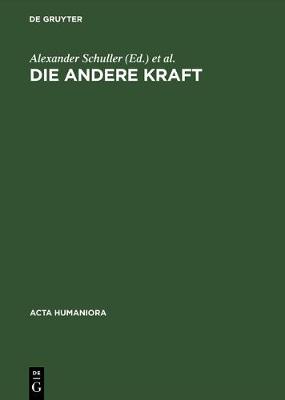 Die Andere Kraft: Zur Renaissance DES Boesen (Hardback)
