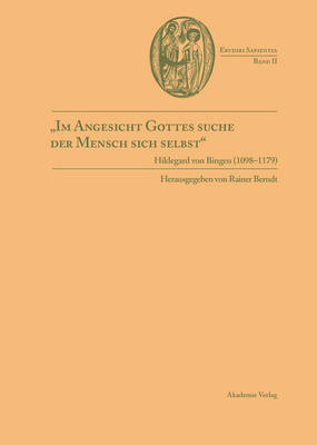 Im Angesicht Gottes suche der Mensch sich selbst - Erudiri Sapientia 2 (Hardback)