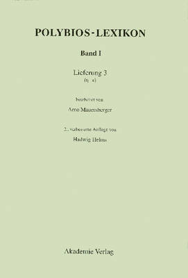 Polybios-Lexikon, Band I, Lieferung 3 (eta-kappa) (Hardback)