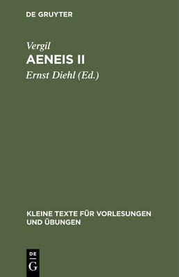 Aeneis II - Kleine Texte F r Vorlesungen Und bungen 80 (Hardback)