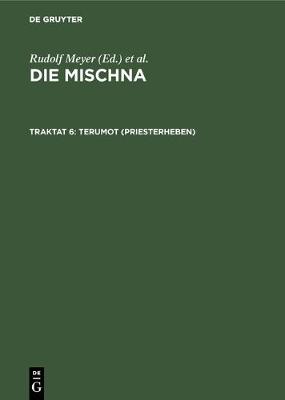 Terumot (Priesterheben) (Hardback)
