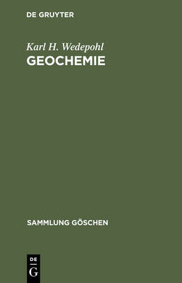 Geochemie - Sammlung Goeschen 1224/B (Hardback)