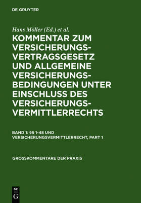 1-48 Und Versicherungsvermittlerrecht - Grosskommentare Der Praxis (Hardback)