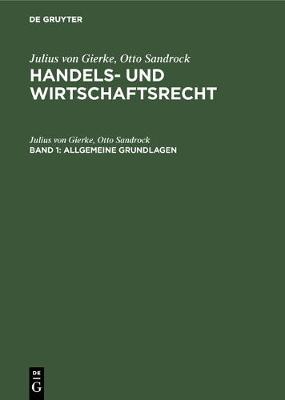 Allgemeine Grundlagen (Hardback)