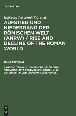 Politische Geschichte (Provinzen und Randvoelker: Sizilien und Sardinien; Italien und Rom; Allgemeines): Sizilien und Sardinien (Hardback)
