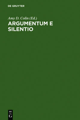 Argumentum e Silentio: International Paul Celan Symposium/Internationales Paul Celan-Symposium (Hardback)