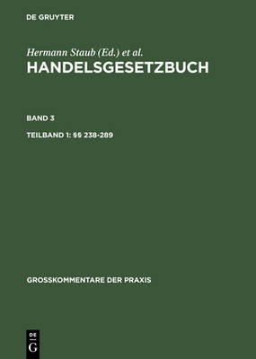 Tlbd 1: 238-289. Tlbd 2: 290-342a - Grosskommentare Der Praxis (Hardback)