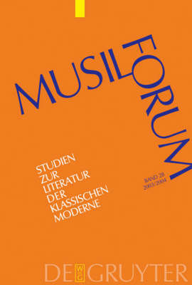 Musil-Forum 2003/2004: v. 28: Studien zur literatur der Klassischen Moderne (Hardback)