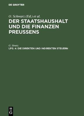 Die Direkten Und Indirekten Steuern (Hardback)