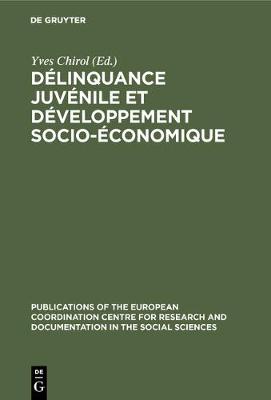 D linquance Juv nile Et D veloppement Socio- conomique - Publications of the European Coordination Centre for Researc 6 (Hardback)