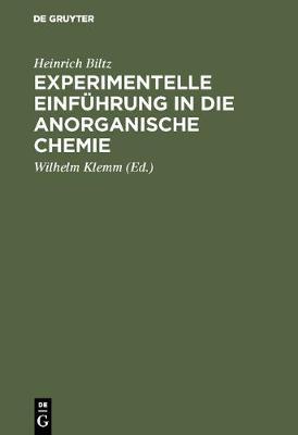 Experimentelle Einfuhrung in Die Anorganische Chemie (Hardback)