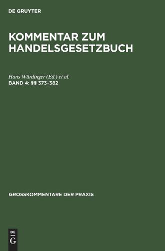 ( 373-382) - Grosskommentare Der Praxis (Hardback)