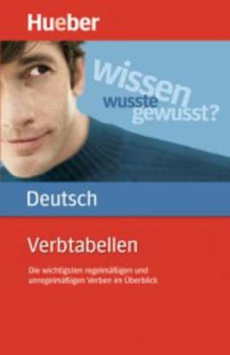 Hueber dictionaries and study-aids: Verbtabellen Deutsch als Fremdsprache (Paperback)